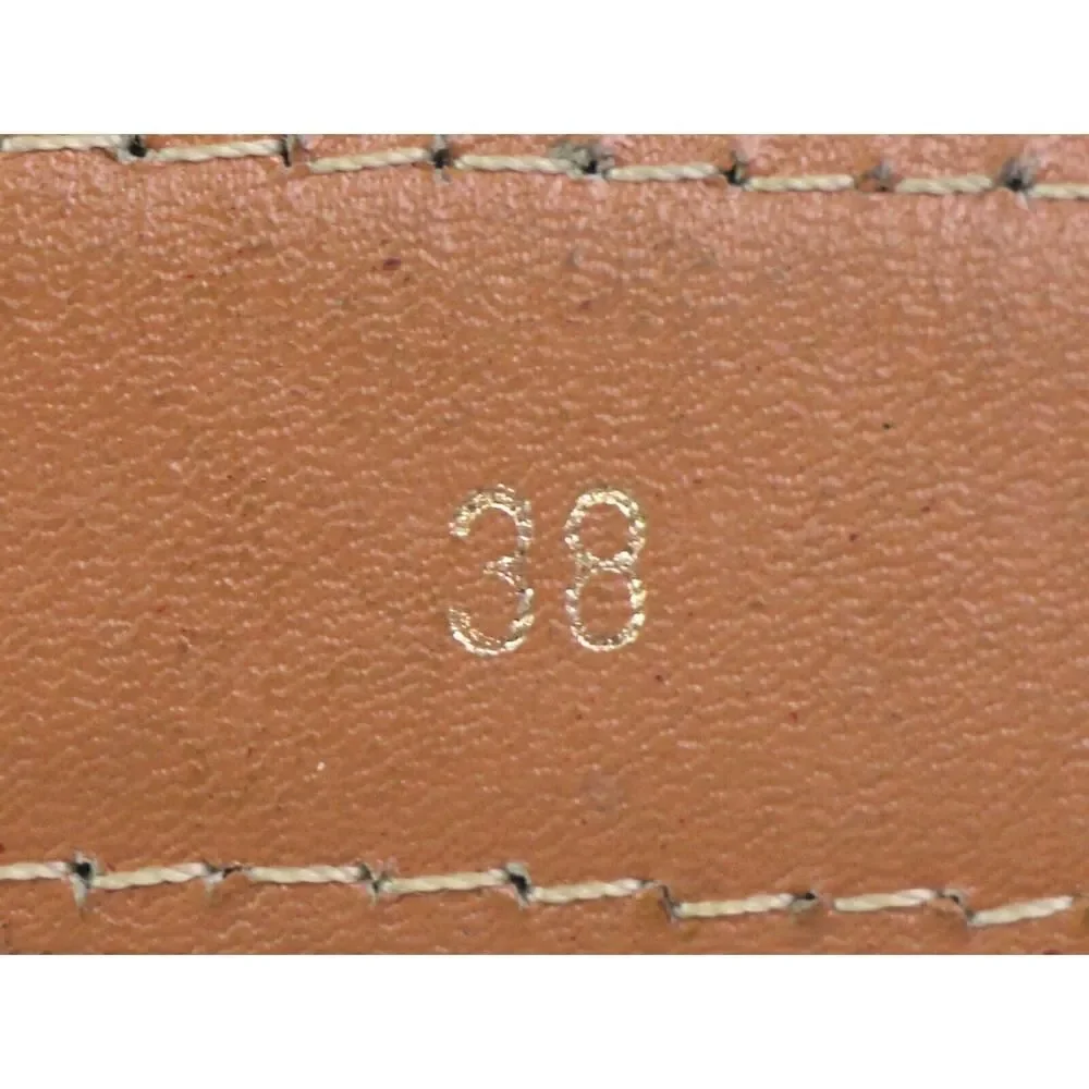 BRAIDED BLACK GENUINE LEATHER 7/8